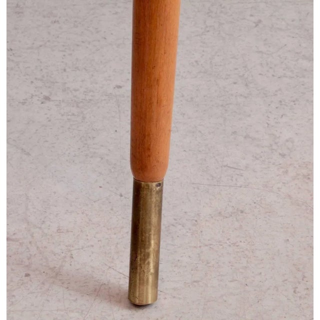 Ceramic Mosaic Side Table with Gold Elements by Berthold Muller, 1950s For Sale - Image 3 of 6