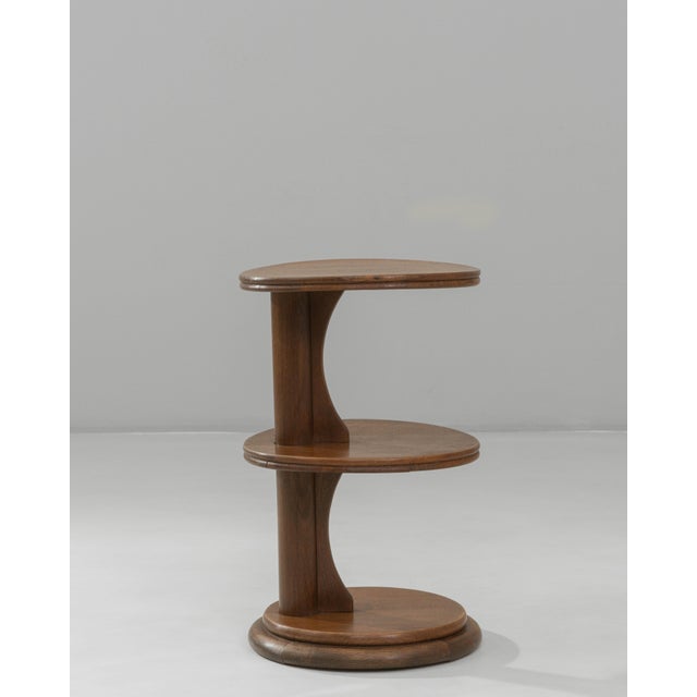 1940s French Modern Three-Tier Side Table For Sale - Image 4 of 18