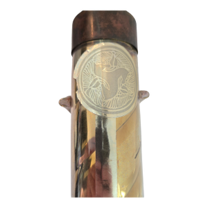 Large Vintage Corki Weeks Brass Parlor Kaleidoscope on Marble Base