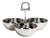 Kenneth Ludwig Chicago The Equestrian Trio Condiment Set, Polished Nickel For Sale