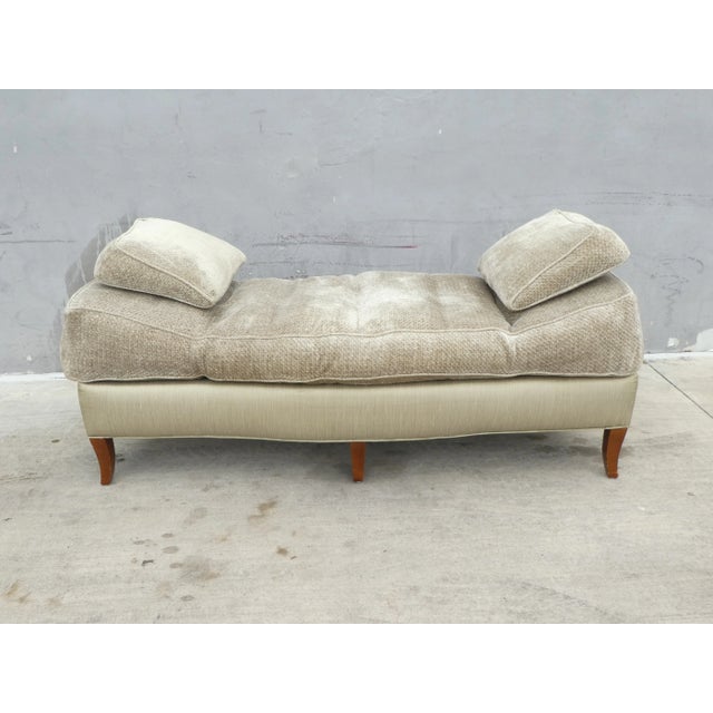 1990s Classic Donghia Daybed or Upholstered Bench For Sale - Image 11 of 11