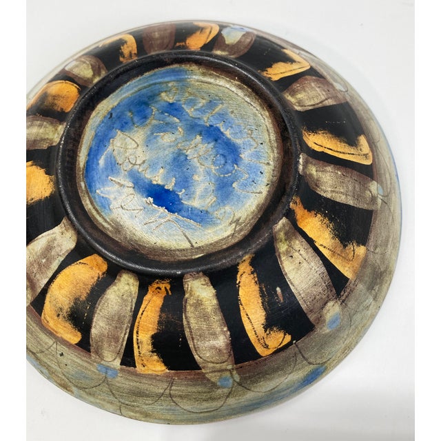 Vintage Still Life Studio Pottery Dish For Sale In Kansas City - Image 6 of 6
