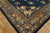 Navy Blue Antique Chinese Rug Distinguished Piece Cultural Sophistication of Early Qing For Sale - Image 8 of 9