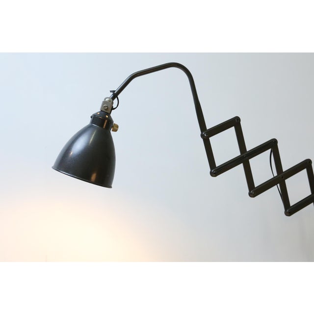 Bauhaus Bauhaus Scissor Wall Lamp, 1930s For Sale - Image 3 of 11