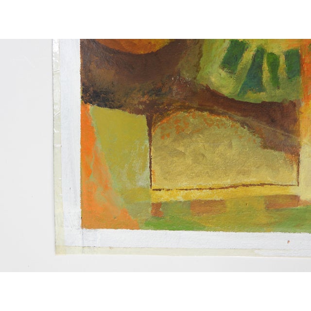 Mid 20th Century Mid 20th Century Robert Sterling Abstract Painting For Sale - Image 5 of 7