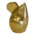 Extra Large Vintage Solid Brass Mouse Paper Weight For Sale