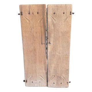 Andrianna Shamaris Couture Hand Carved Doors Or Coffee Table Top For Sale