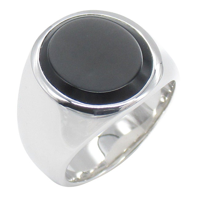 Tom Wood Black Onyx Ring Ring Black Silver925 Onyx Black Size 8.75