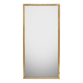 Turn-of-the-Century Rectangular Giltwood Wall Mirror For Sale