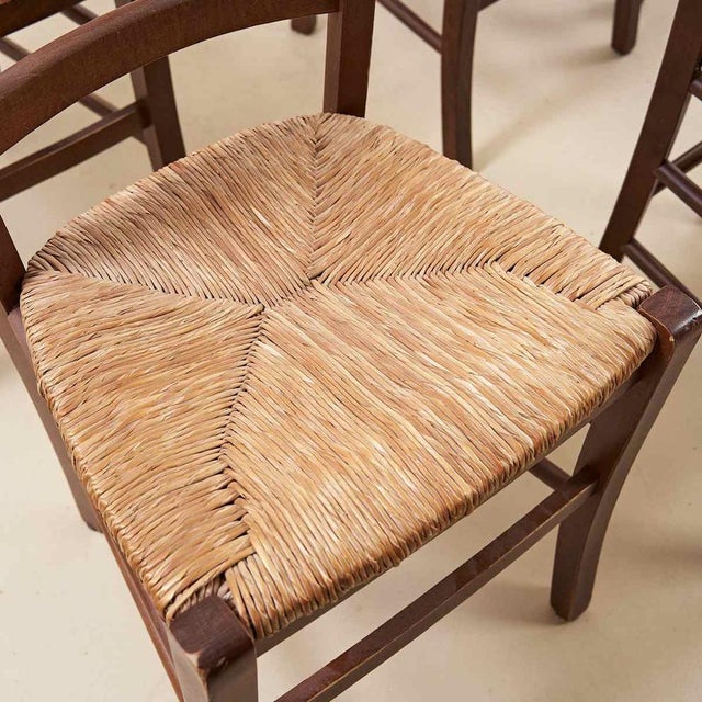 Rustic and wooden chairs, 6 pcs height: 89 width: 42 seat height: 46 additional information style: vintage production...