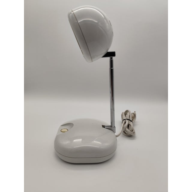 Vintage Space Age Telescopic Table Lamp in White by Hustadt-Leuchten, 1970 For Sale - Image 10 of 10