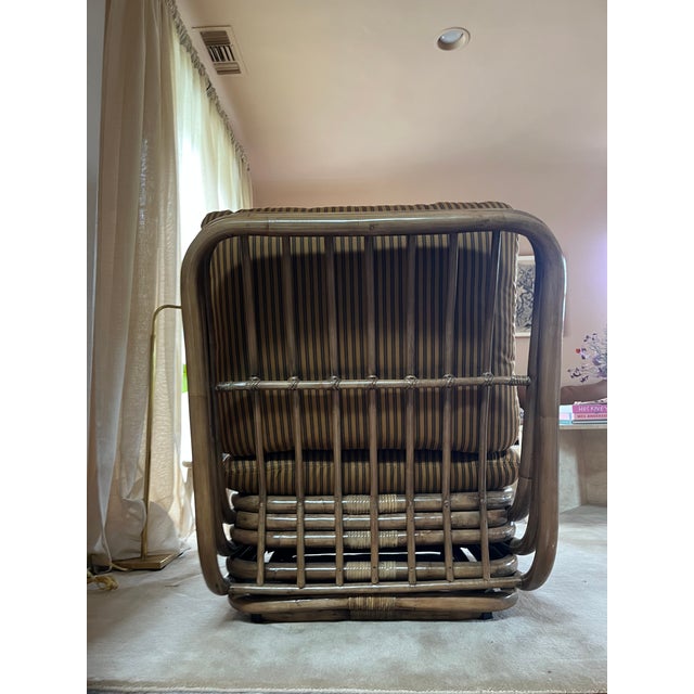 Italian Gubi Bohemian 72 Lounge Chair With Custom Upholstery For Sale - Image 3 of 6