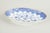 Bing & Grøndahl Butterfly dish with gilt rim, 1880s. Antique oval porcelain dish decorated in blue underglaze with the...