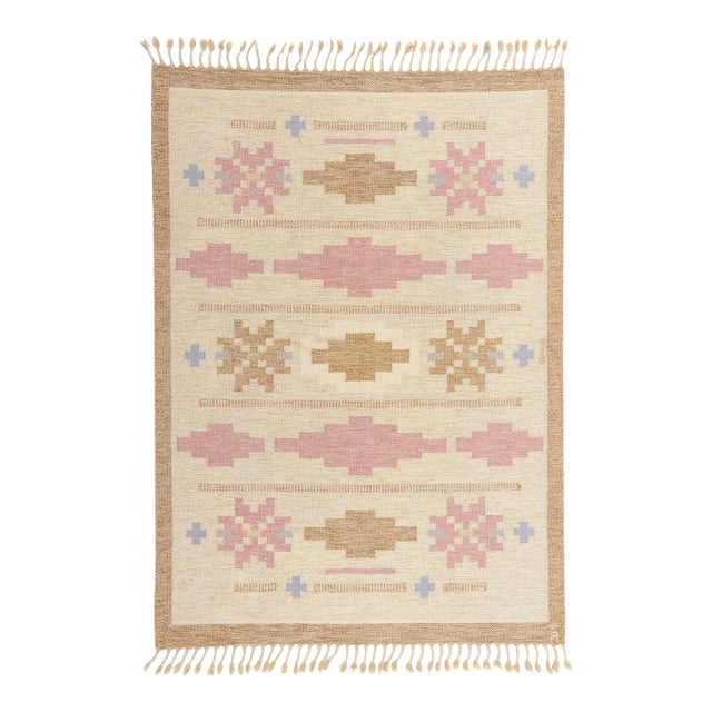 Anna-Johanna Ångström Swedish Rollakan Rug - 05'06 X 07'08 For Sale