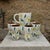 1950s Floral Decor Ceramic Orangeade and Coffee Set, France, 1950s, Set of 7 For Sale - Image 5 of 11
