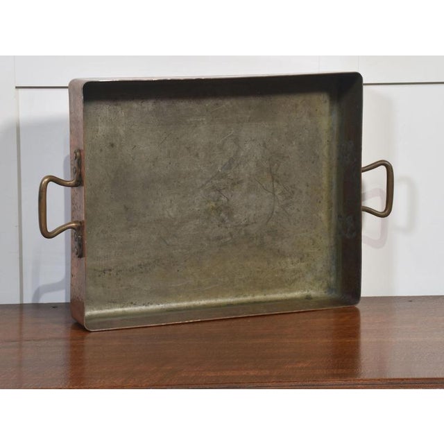 Metal Antique Copper Rosting Pan, 1800s For Sale - Image 7 of 8