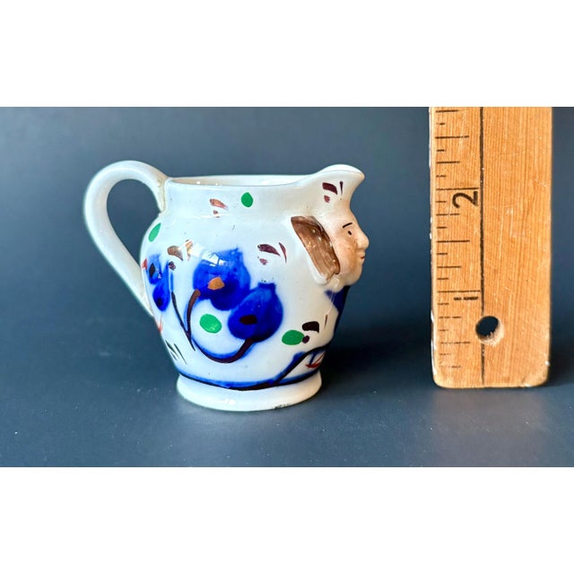 Vintage Toby Jug by Allertons – Antique English Pitcher – Fillpot / Philpot Character Jug With Tricorn Hat – Welsh Pottery For Sale In Miami - Image 6 of 6