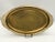 Brass Etched Serving Tray by Rosemar. Tray has a wonderful etching with raised pierced rim.