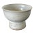 Early Korean White Ceramic Stem Bowl Joseon Dynasty For Sale