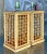Coastal Vintage Coastal Grid Rattan Table Lamps - a Pair For Sale - Image 3 of 5