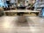 Metal Vintage Faux Marble Vinyl Coffee Table For Sale - Image 7 of 13
