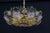 Large Chandelier in Gilt Faceted Crystal Glass from Palwa, 1970s For Sale - Image 16 of 18