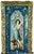 19th Century French Ceramic and Brass Wall Sconce with Three-Arm Decorative Candle Holder. Sconce features a finely cast...