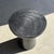Contemporary Side Table in Black Mango Wood with Minimalist Conical Base, 1980s For Sale - Image 3 of 11