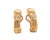 Cartier Panthere 18k Tri-Color Gold Clip On Huggie Earrings w/Paper For Sale In Miami - Image 6 of 11
