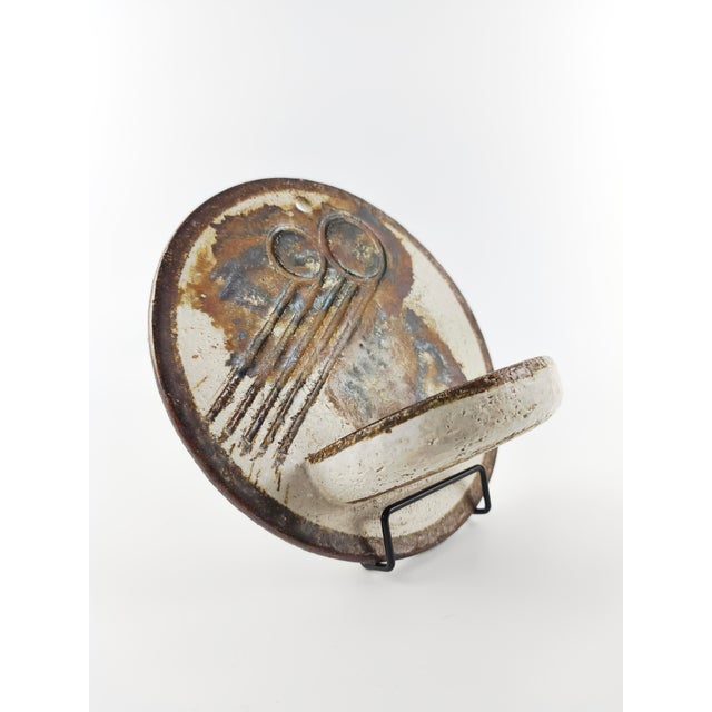 1970s Mid-Century Danish Ceramic Sconce from Axella, 1970s For Sale - Image 5 of 7