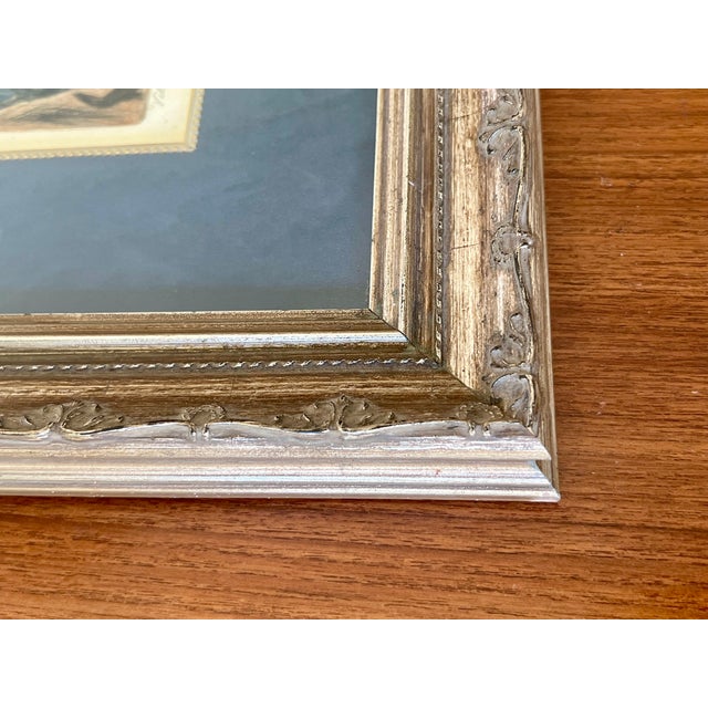 "Village Fiddler" 1929 Boris Deutsch Overall Size in Frame: 15-1/2"H x 13-1/4"W Image Opening: 6-1/2"H x 4-5/8"W...