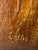 An exceptional vintage signed Brutalist abstract painting executed in a rich metallic palette of bronze, copper, black,...