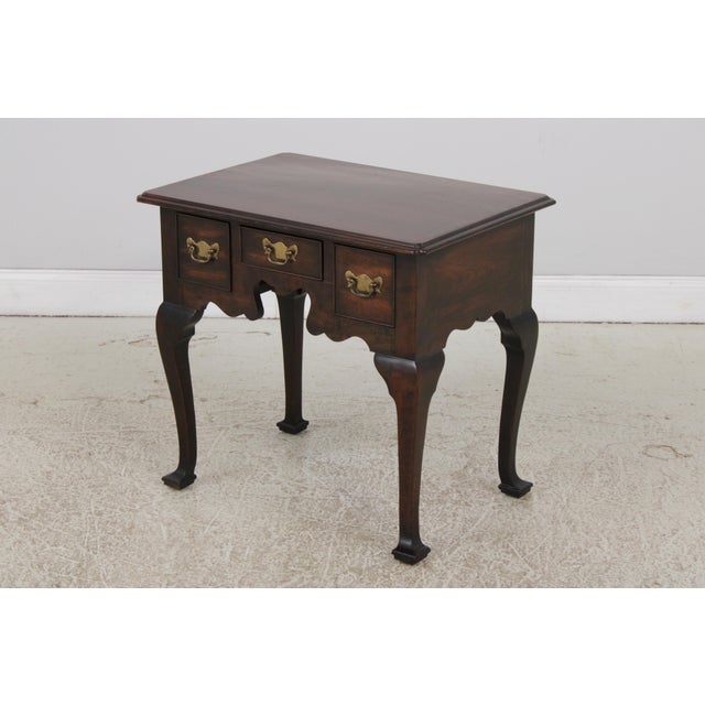 Approx: 30 Years Old Solid Cherry Dovetailed Drawer Construction High Quality Construction Solid Brass Hardware Factory...