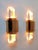 1980s Gilt Brass & Acrylic Glass Wall Lights, Germany, 1980s, Set of 2 For Sale - Image 5 of 18