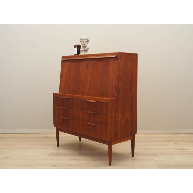 Vintage Danish Teak Secretaire by Erling Torvits for Klim Møbelfabrik, 1960s For Sale - Image 4 of 15