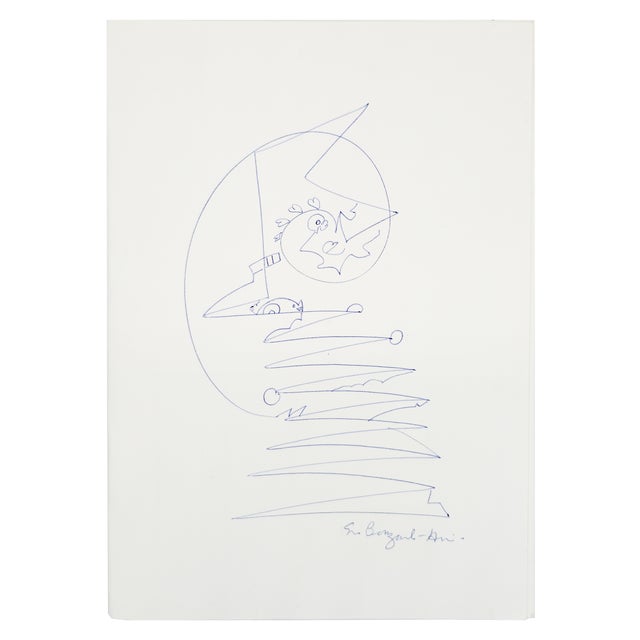 Abstract Art Folder - Eva Bouzard-Hui, C. 1990s For Sale - Image 11 of 18