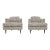 Mid-20th Century Lounge Chairs by Edward Wormley for Dunbar in Holland & Sherry Fabric, Set of 2 For Sale