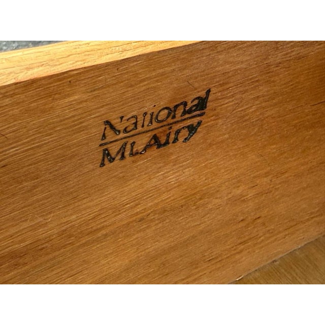 Late 20th Century Vintage Georgian Style Mahogany Inlaid Serpentine Front Chest of Drawers , For Sale - Image 5 of 18