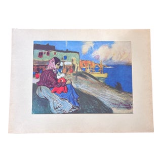 After Pablo Picasso, Bohemienne, Limited Edition | Signed in Plate | 1940s Swiss Lithograph For Sale