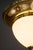 Large Art Deco Ceiling Lamp with Opal Glass Shade, Vienna, 1920s For Sale - Image 15 of 18