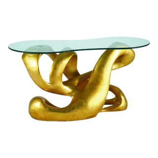 Tony Duquette for Maitland-Smith Biomorphic Console Table For Sale