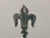Antique Mop Sterling Fleur De Lis Caviar Spoon For Sale - Image 4 of 8