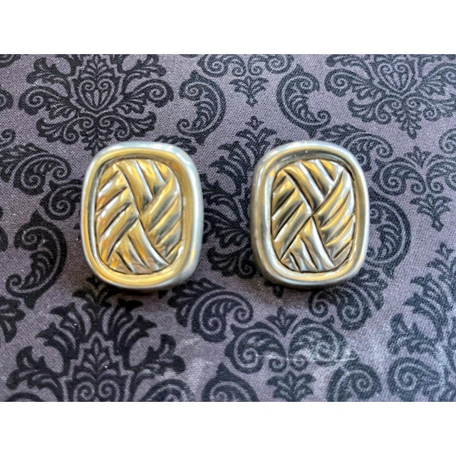 1960s Mexican Modern Sterling Silver Earring William Spratling For Sale - Image 5 of 5
