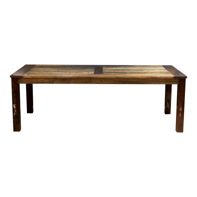 Large Reclaimed Austrailian Hardwood Dining Table Chairish