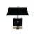 Late 20th Century Late 20th Century Pair of Table Lamps Leather Envelope Design With Acrylic Base Modern Style Vintage Decor - Pair For Sale - Image 5 of 8