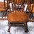 MCM Vintage Tell City Tavern Chairs Rolling Wood Dining Chairs For Sale - Image 10 of 17