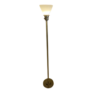 Vintage Brass Stiffel Torchiere Floor Lamp