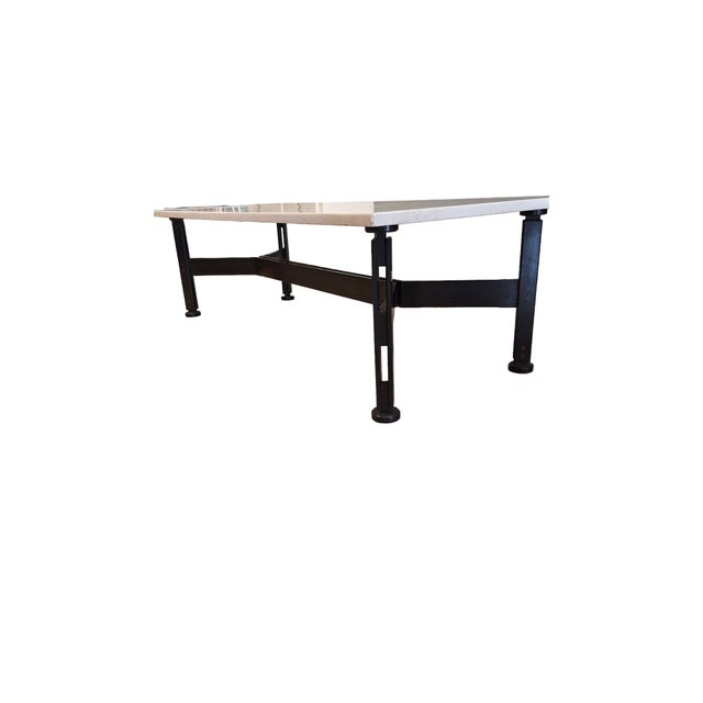 Marble and Wood Coffee Table by Ico Parisi, Italy, 1960s For Sale - Image 9 of 10