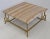 Coffee Table with Square Onyx Top and Wrought Iron Base from Cupioli Living For Sale - Image 6 of 6