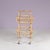 Bamboo Trolley with Glass Tops, Italy, 1950s For Sale - Image 5 of 13